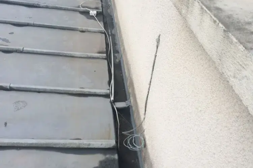 Etanchéité d'un toit plat en zinc