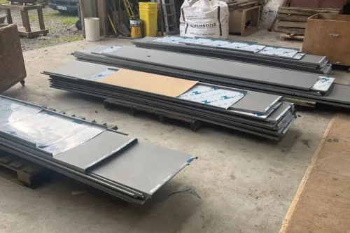 Réalisation d'une toiture en zinc